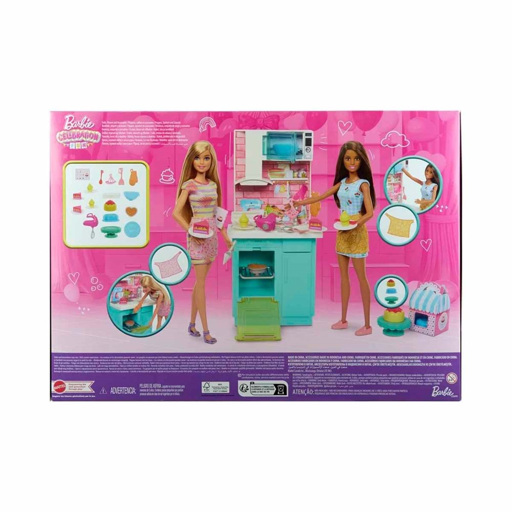 Barbie® ve Barbie® Pasta Yapımı Partisi HJY94