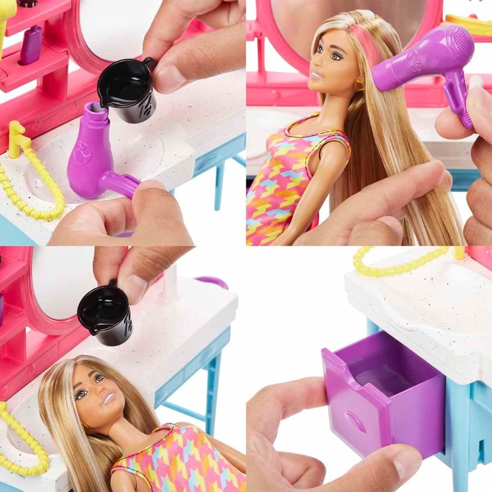 Barbie® Muhteşem Kuaför Oyun Seti HKV00