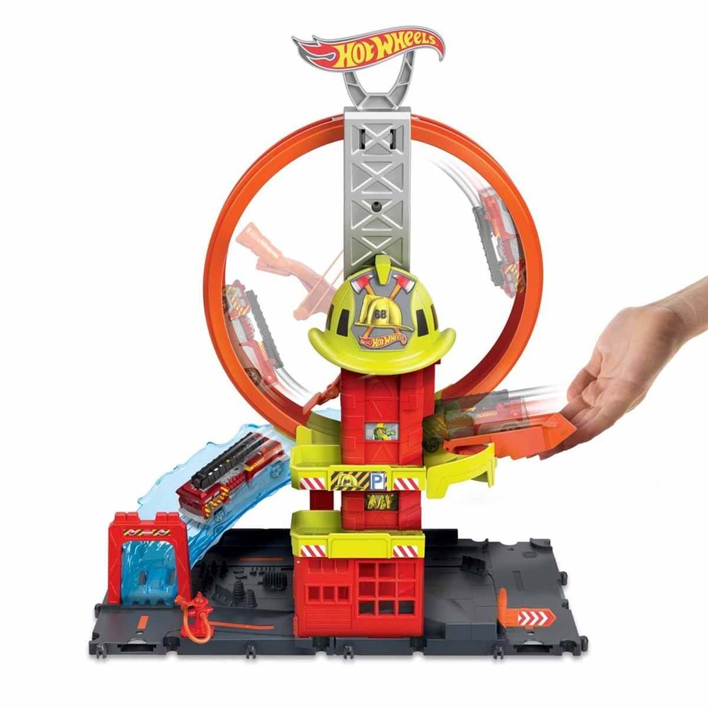 Hot Wheels® Çember Pistli İftaiye İstasyonu HKX41