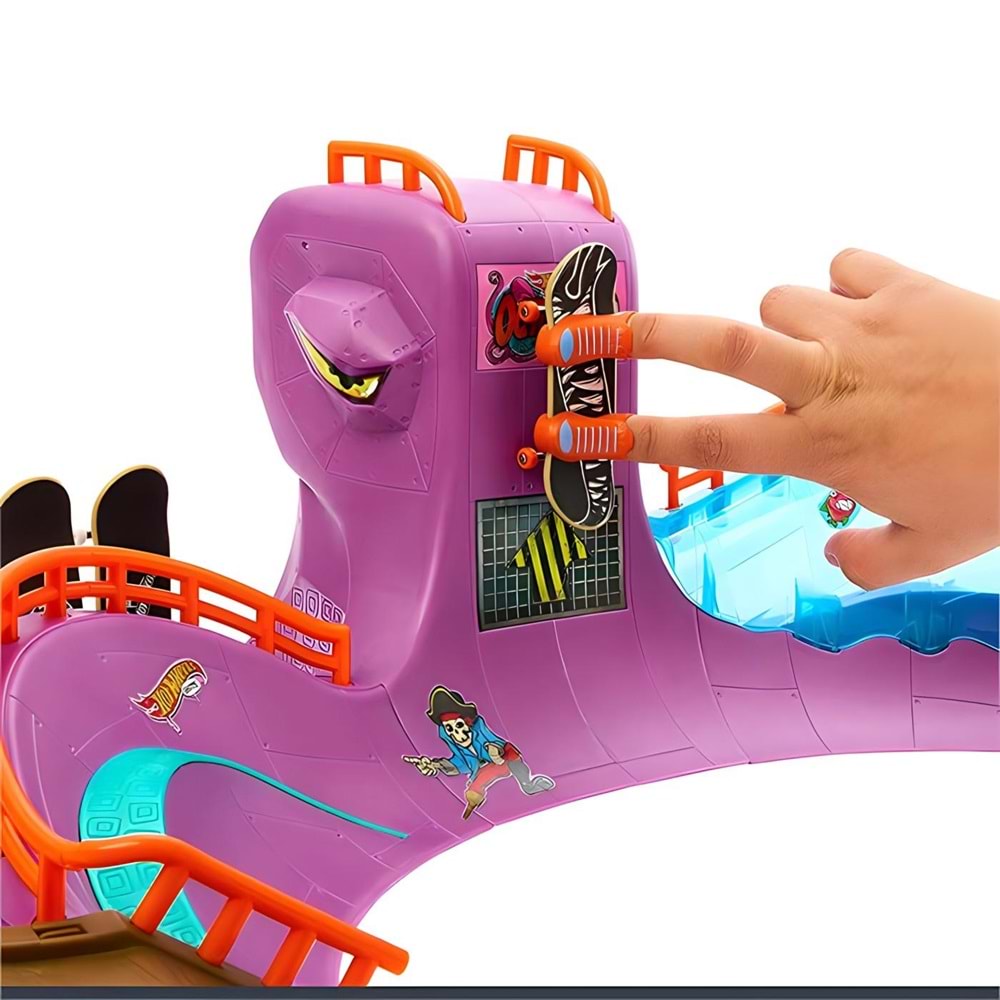 Hot Wheels Skate Ahtapot Kaykay Parkı Oyun Seti HMK01