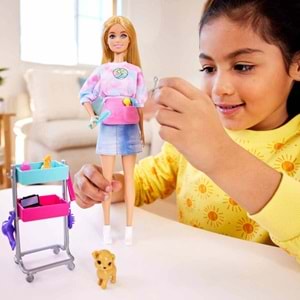 Barbie Stilist Bebekler Oyun Setleri HNK95