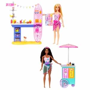 Barbie Brooklyn ve Malibu'nun Sahildeki Yiyecek Standı HNK99