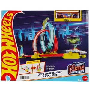 Hot Wheels® Neon Yarışlar Çifte Çemberde Yarış Seti HPC05