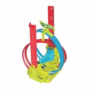 Hot Wheels® Neon Yarışlar Çifte Çemberde Yarış Seti HPC05