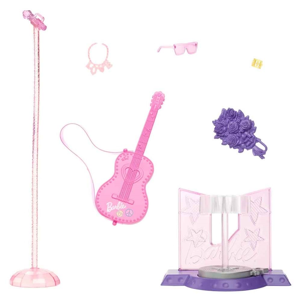 Barbie® 65. Yıl Deluxe Kariyer Bebekleri - Pop Yıldızı HRG43