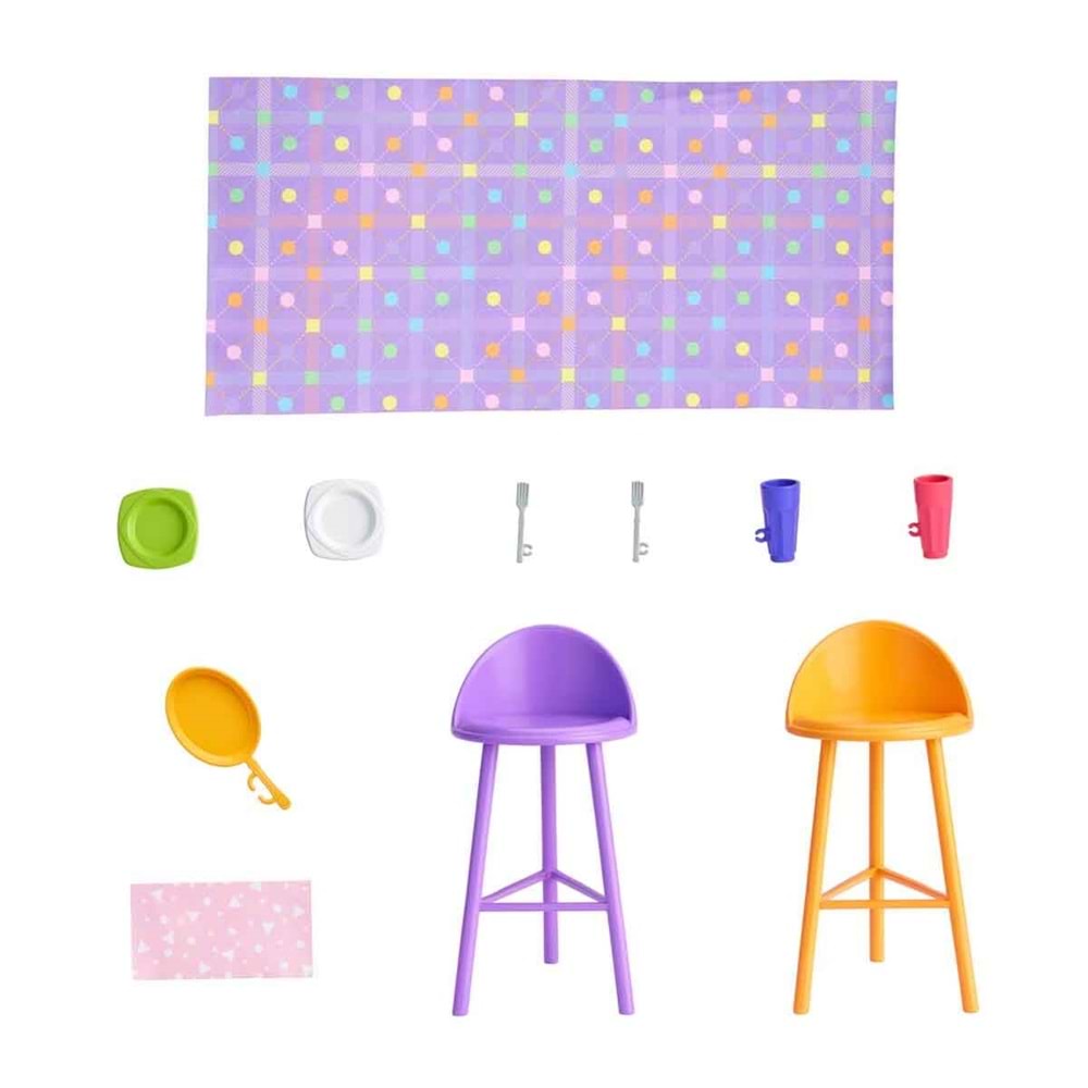 Barbie®'nin Yeni Portatif Evi 2024 (Bebek Dahil) HRJ77