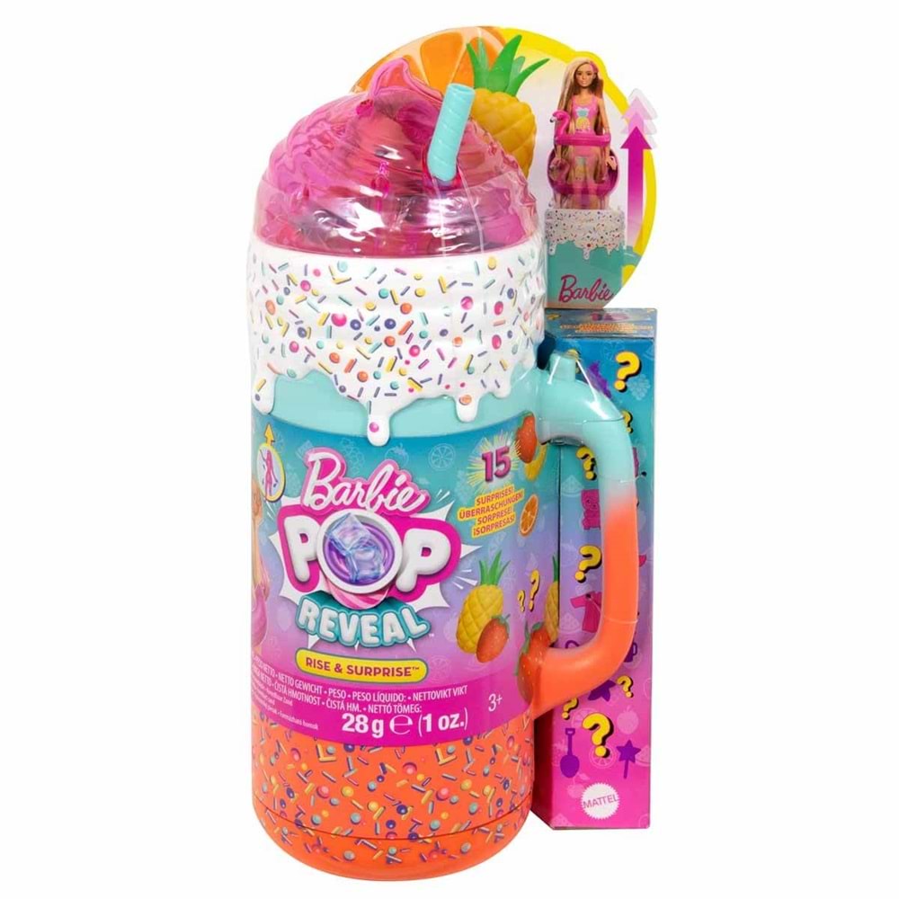 Barbie Pop Reveal Sürprizli Bardak Oyun Seti HRK57