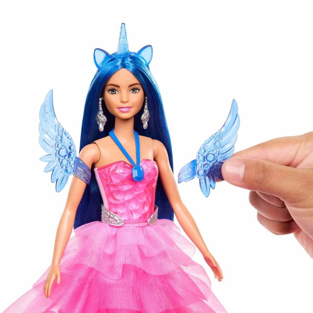 Barbie® Mavi Saçlı Prenses Bebek HRR16