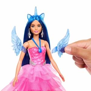 Barbie® Mavi Saçlı Prenses Bebek HRR16