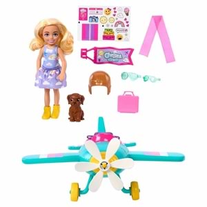 Barbie® Chelsea'nin Pervaneli Mini Uçağı Oyun Seti HTK38