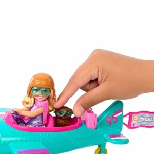 Barbie® Chelsea'nin Pervaneli Mini Uçağı Oyun Seti HTK38