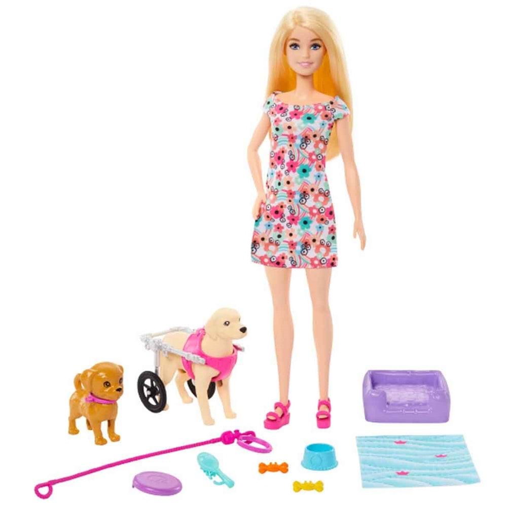 Barbie® ve Engelli Köpeği Oyun Seti HTK37