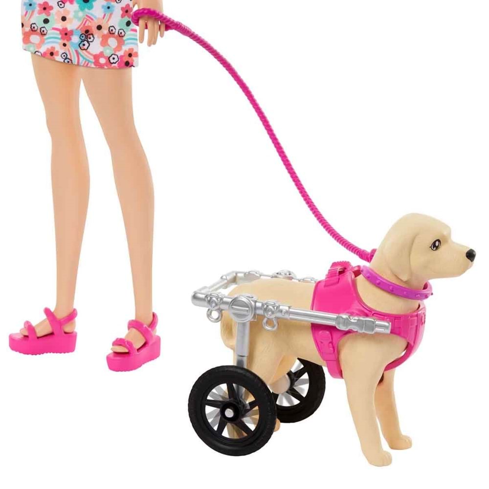 Barbie® ve Engelli Köpeği Oyun Seti HTK37