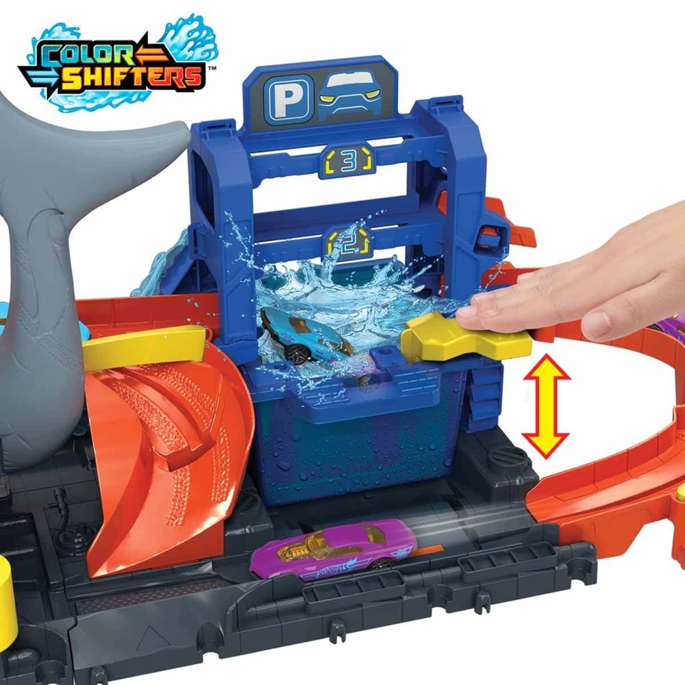 Hot Wheels® Muhteşem Köpek Balığı Araba Yıkama Oyun Seti HTN82