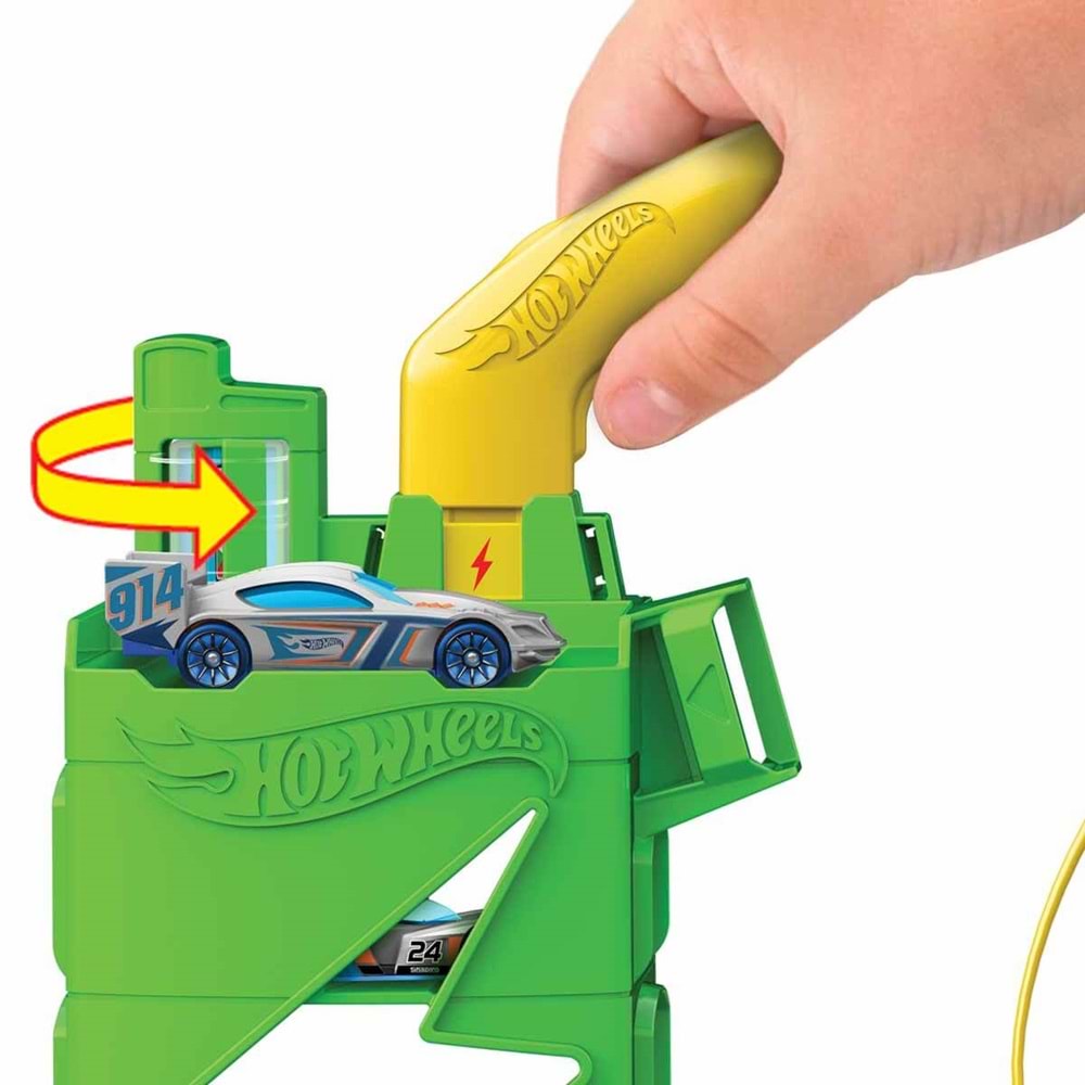 Hot Wheels® Elektrikli Araç Şarj İstasyonu Oyun Seti HTN79
