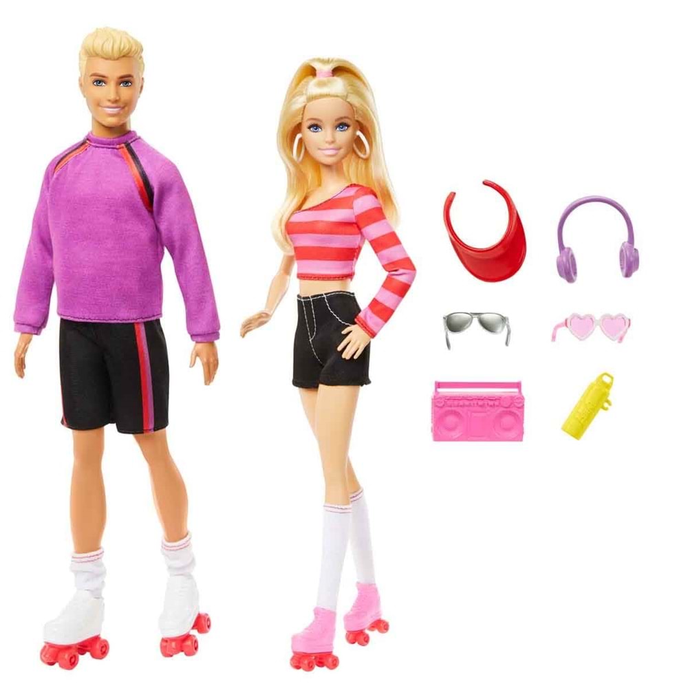 Barbie® & Ken 65. Yıl 2li Parti Bebekler HXK90