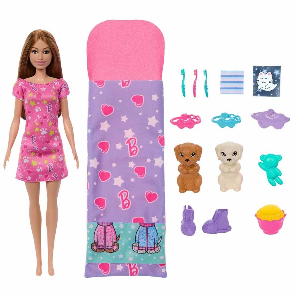 Barbie® ve Köpekçikleri Pijama Partisi HXN01