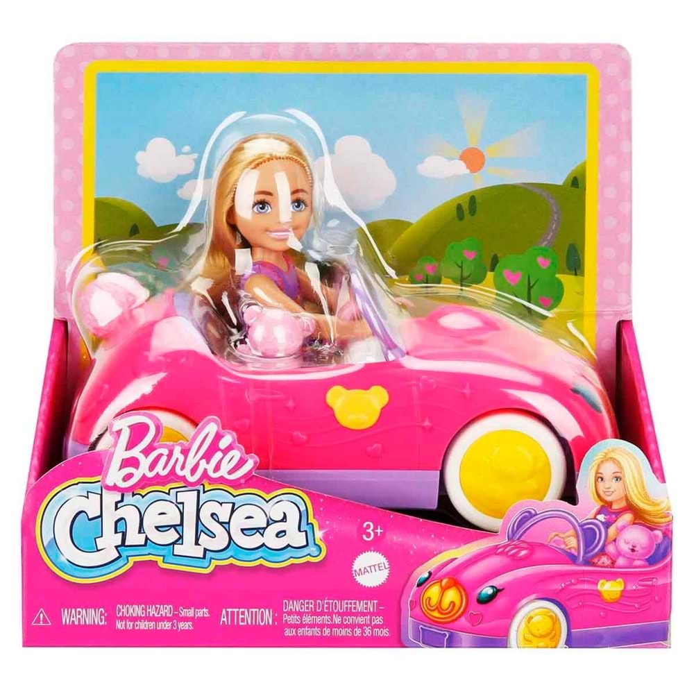 Barbie® Chelsea'nin Ayıcık Temalı Arabası HXN05