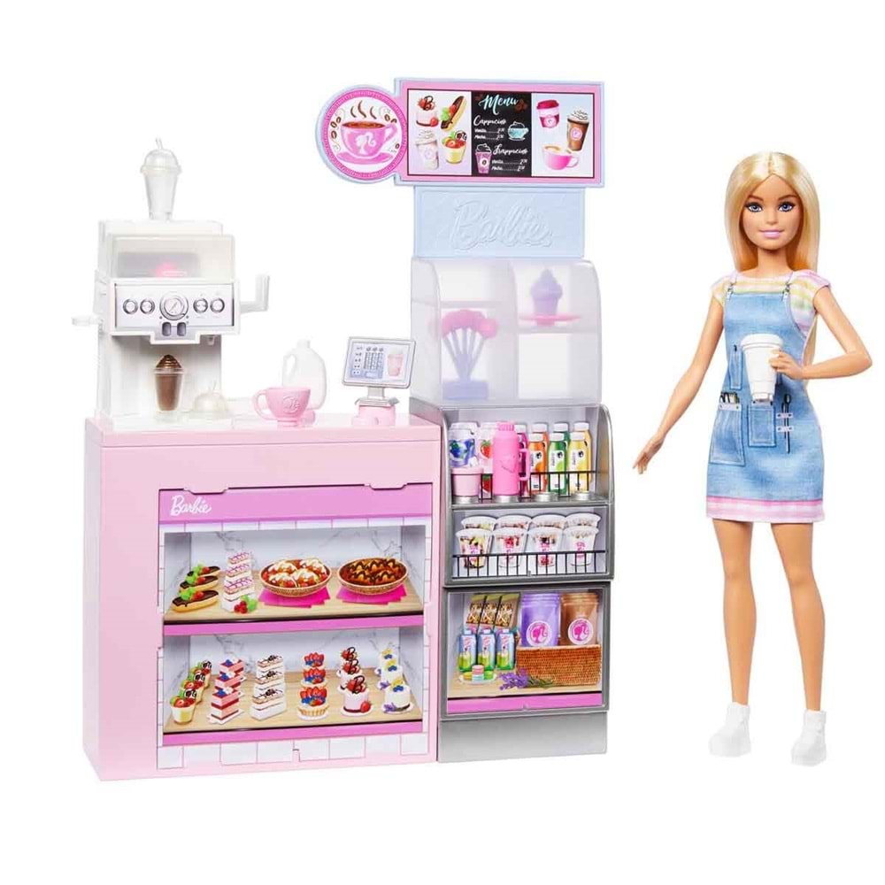 Barbie®'nin Kahve Dükkanı Oyun Seti HXN94