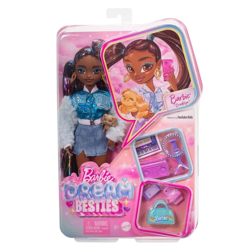 Barbie Dream Besties™ Ana Karakter Bebeklers Brooklyn HYC22