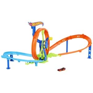 Hot Wheels® Hızlı Fırlatma ve Döngü Parkuru Oyun Seti JBX65