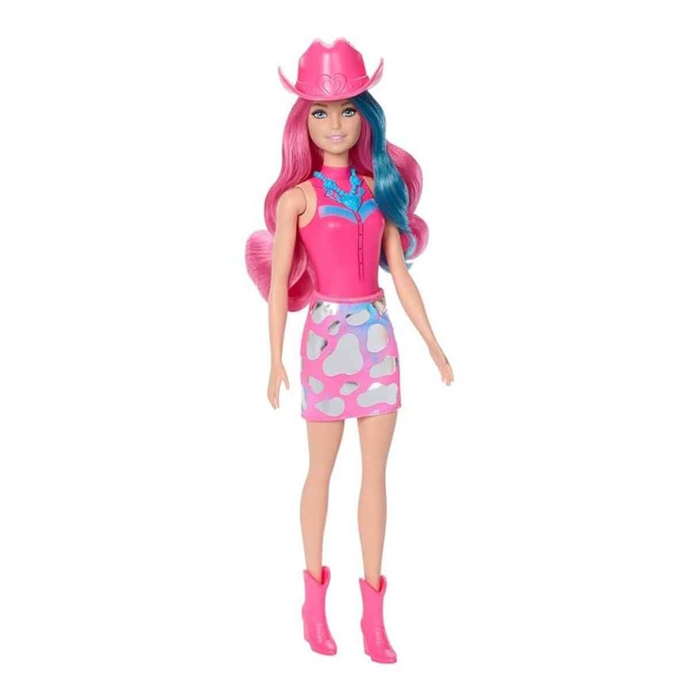 Barbie Color Reveal™ - Renk Değiştiren Sürpriz Barbie Disco Star Serisi JCP01