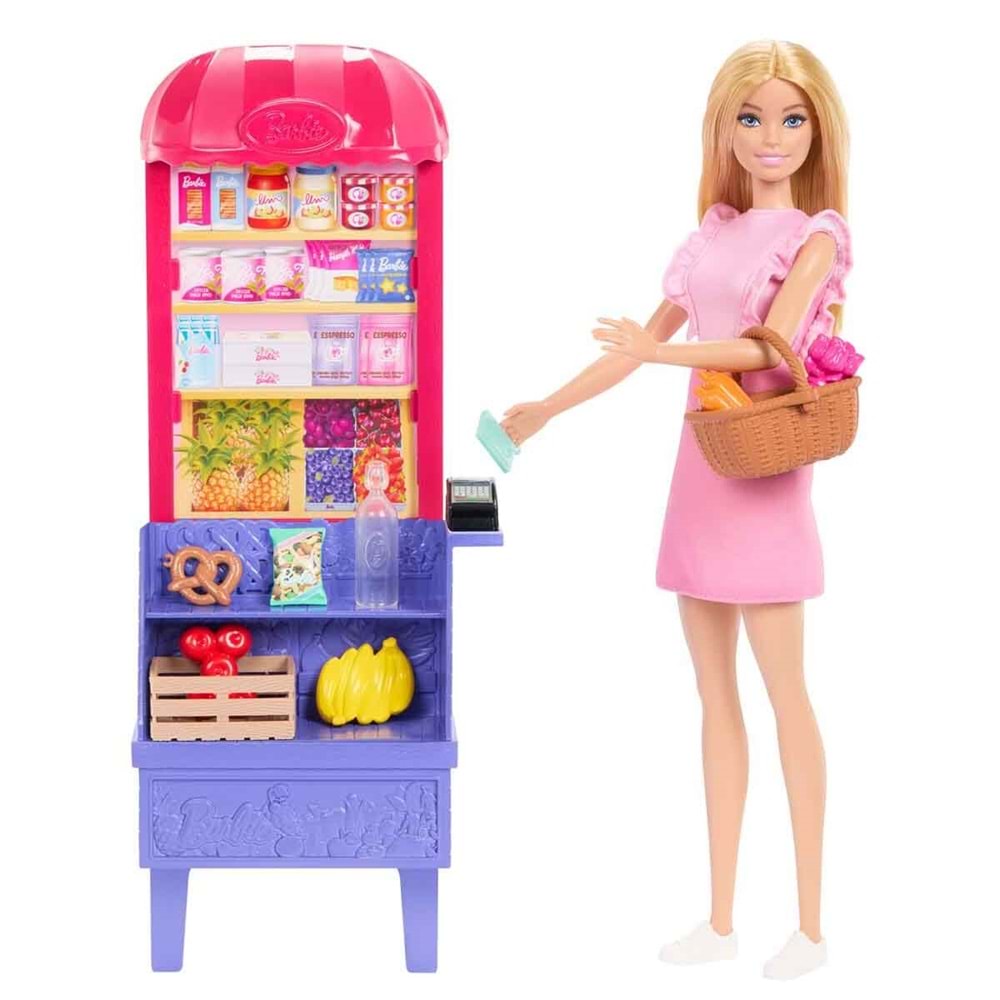 Barbie and Teresa Recipe for Friendship™ Malibu Markette™ Bebek ve Oyun Seti JCT05