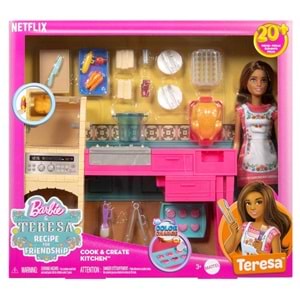 Barbie and Teresa Recipe for Friendship™ Teresa™ ve Mutfağı Oyun Seti JCT06
