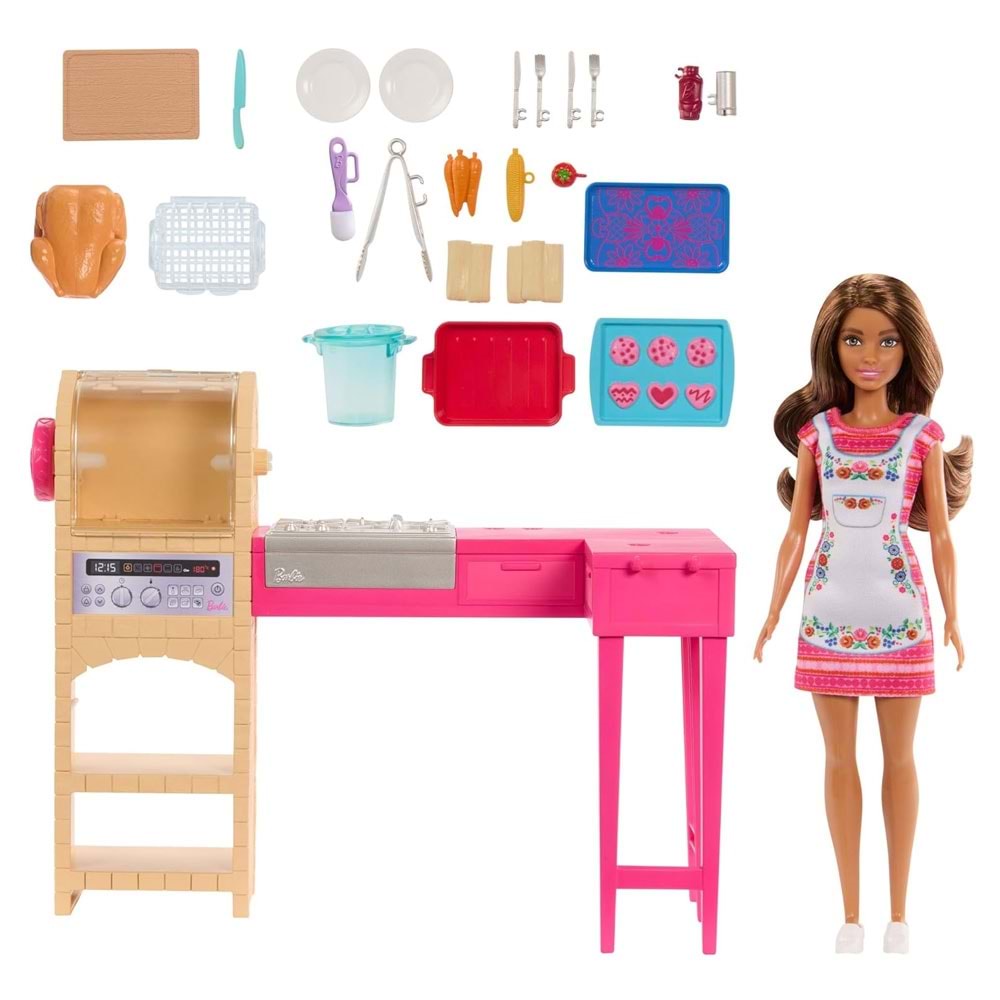 Barbie and Teresa Recipe for Friendship™ Teresa™ ve Mutfağı Oyun Seti JCT06