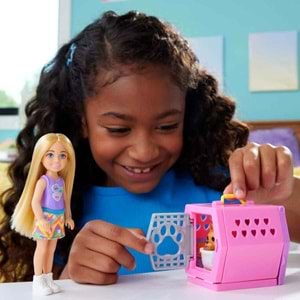Barbie® Chelsea Köpekçiğin Taşıma Çantası Oyun Seti JDF89