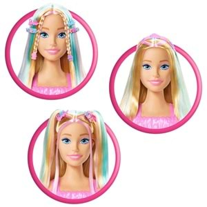 Barbie® Saç Tasarımı Büstü - Sarı Saçlı JFG81