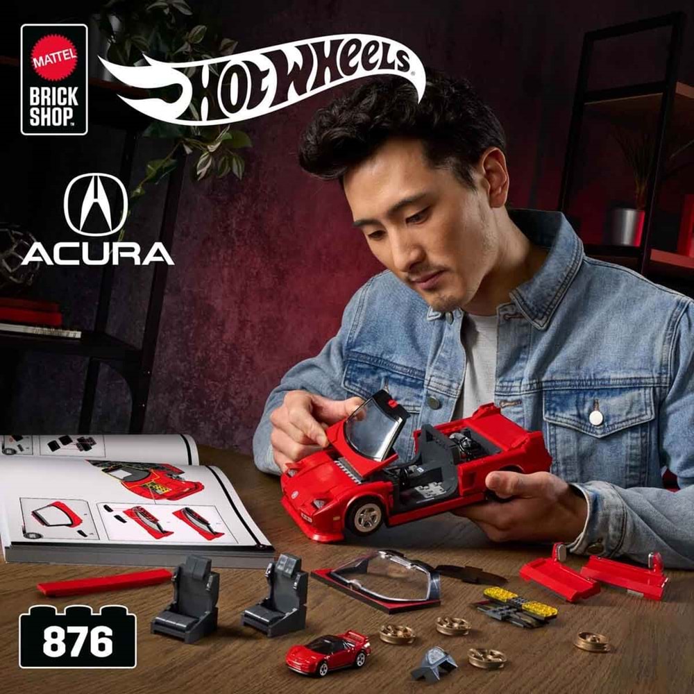 Hot Wheels Elite Serisi '90 Acura NSX Araba Yapım Seti 876 Parça JFT17