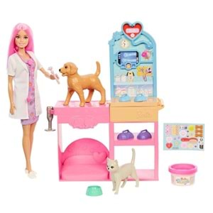 Barbie®'nin Veteriner Kliniği™ Bebek ve Aksesuarları JFX93