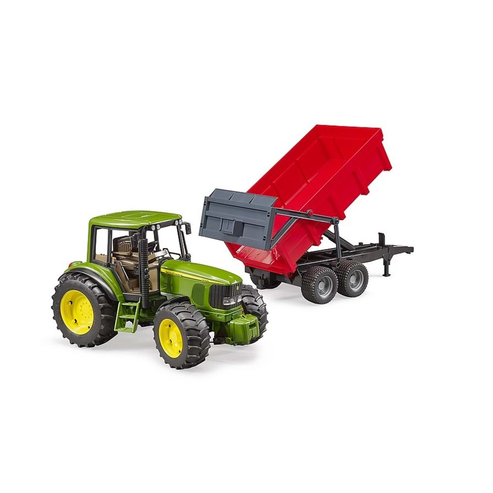 Bruder John Deere 6920 Traktör+ Kırmızı Römork BR02057