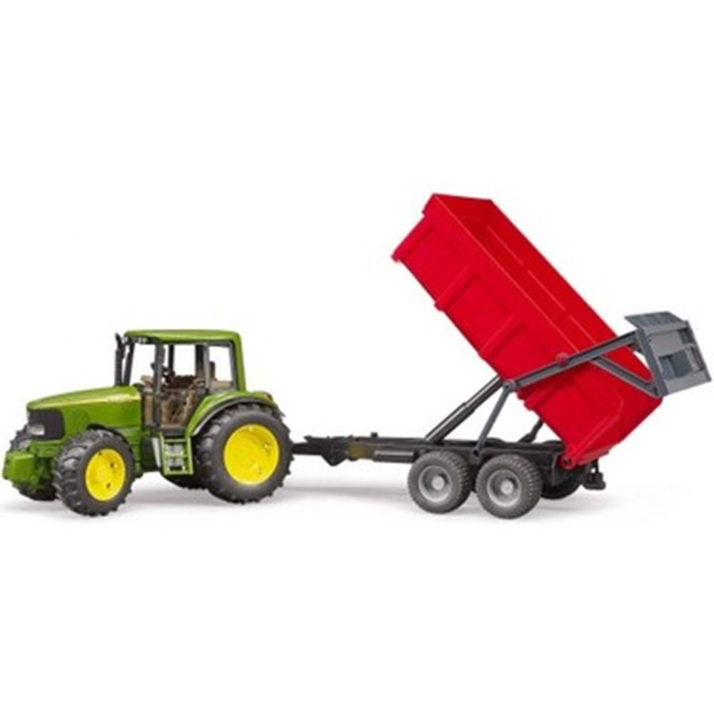 Bruder John Deere 6920 Traktör+ Kırmızı Römork BR02057