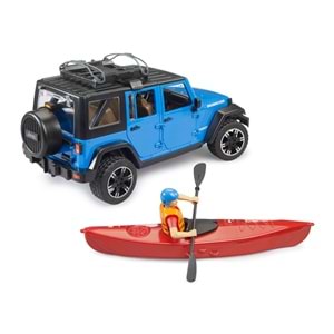 Bruder Jeep Wrangler Unlimited Rubicon, Kano Ve Sürücü Br02529