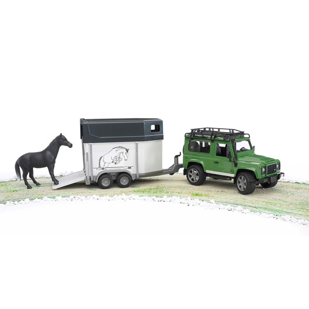 Bruder Land Rover Arazi Aracı&At Nakil Aracı Br02592