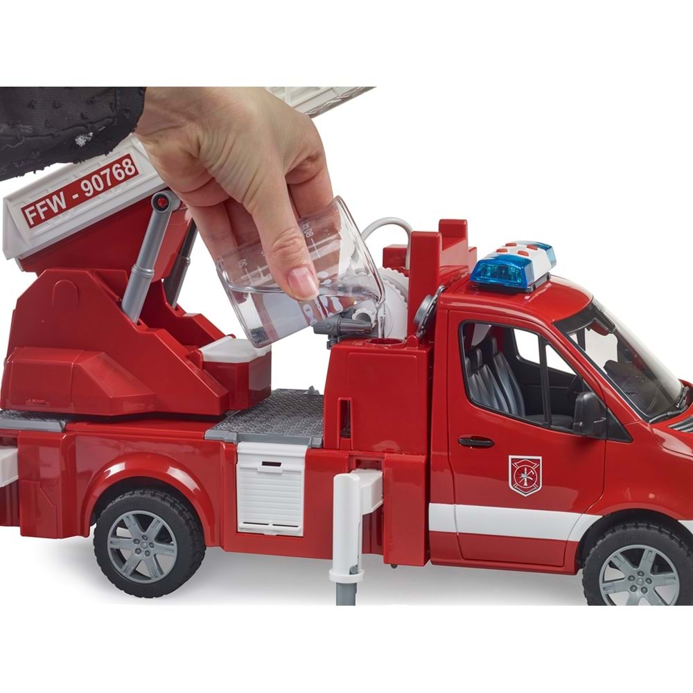 Bruder Mercedes Benz Sprinter Merdivenli İtfaiye Aracı BR02673