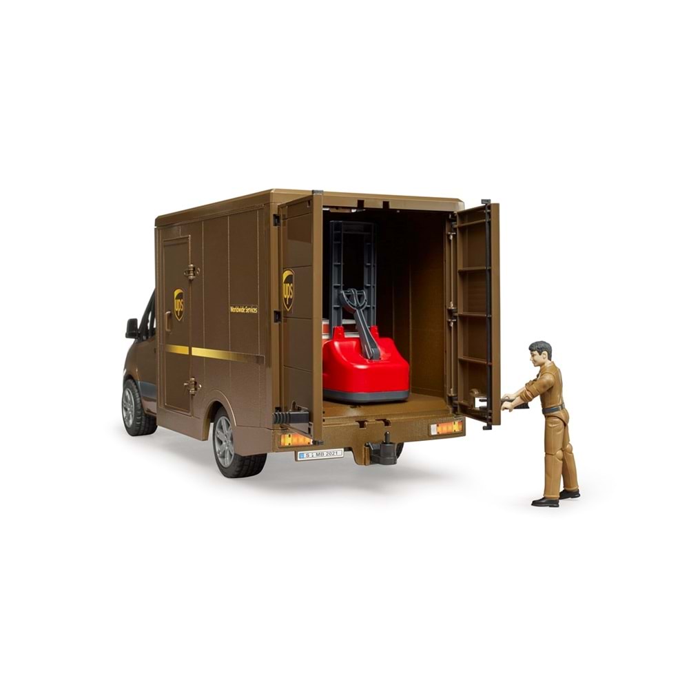 Bruder Mercedes Benz Sprinter Ups Kargo Aracı Transpalet BR02678