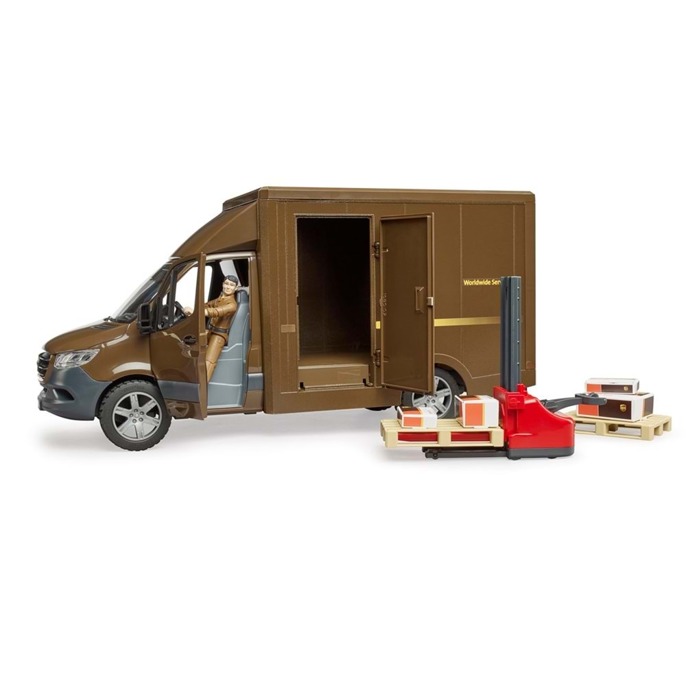 Bruder Mercedes Benz Sprinter Ups Kargo Aracı Transpalet BR02678