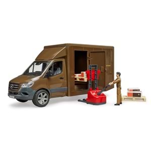 Bruder Mercedes Benz Sprinter Ups Kargo Aracı Transpalet BR02678