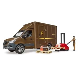 Bruder Mercedes Benz Sprinter Ups Kargo Aracı Transpalet BR02678