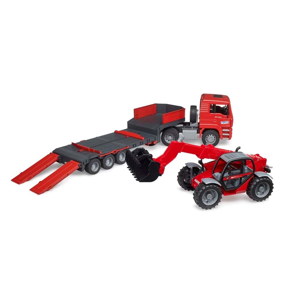 Bruder Man Tır & Manitou Teleskopik Kepçe Br02774