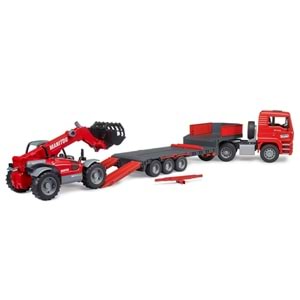 Bruder Man Tır & Manitou Teleskopik Kepçe Br02774