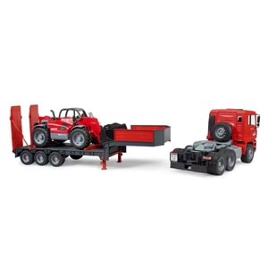 Bruder Man Tır & Manitou Teleskopik Kepçe Br02774