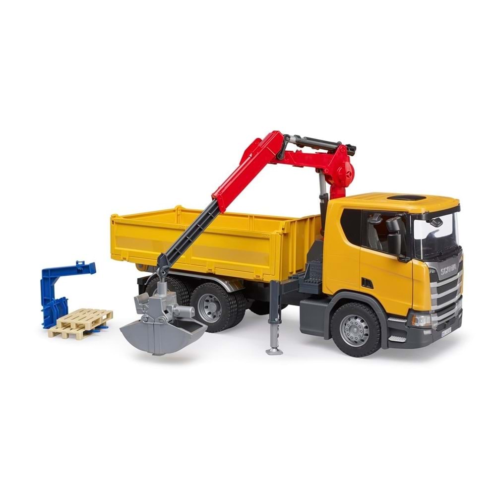 Bruder Scania 560R Vinçli Şantiye Kamyonu Br03551