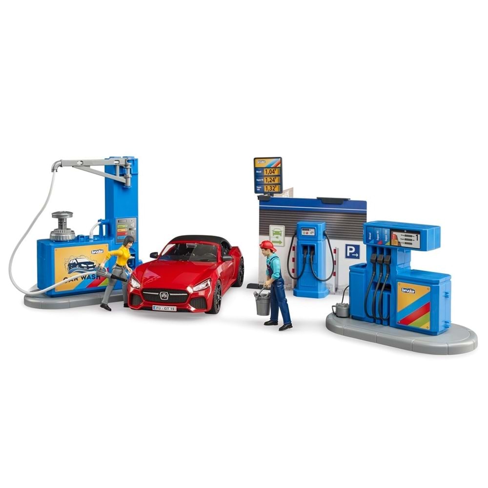 Bruder Benzin İstasyonu Ve Oto Yıkama Br62111