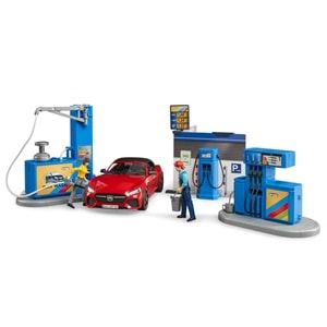 Bruder Benzin İstasyonu Ve Oto Yıkama Br62111