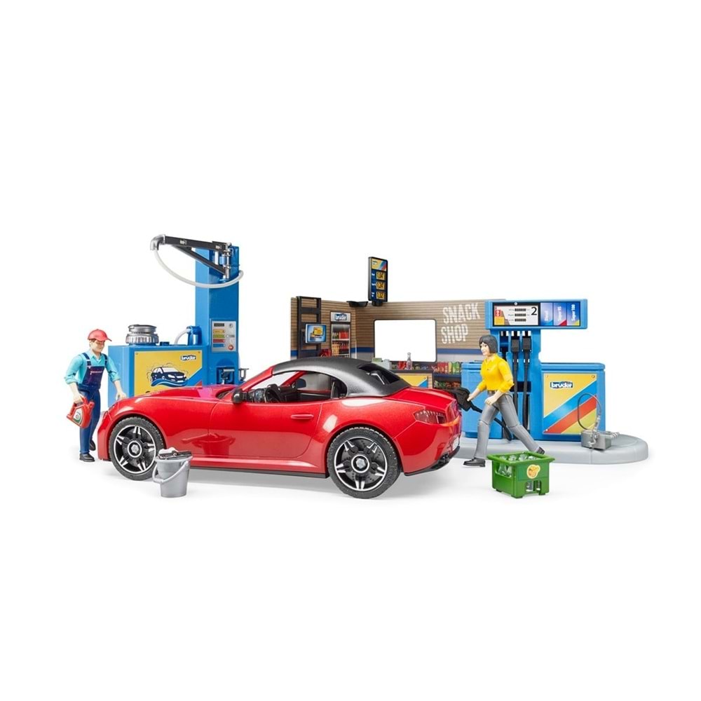 Bruder Benzin İstasyonu Ve Oto Yıkama Br62111