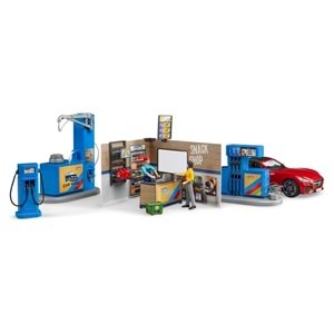 Bruder Benzin İstasyonu Ve Oto Yıkama Br62111
